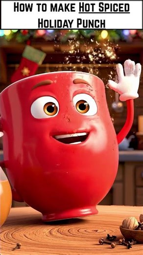 “Hot Spiced Holiday Punch 🍊☕ | Easy Winter Drink!”