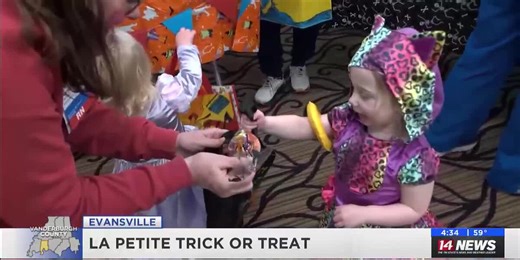 La Petite Academy visits Ascension St. Vincent for trick-or-treating
