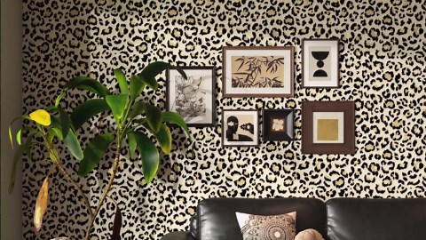 Naphite Cheetah Print Wallpaper Leopard Self Adhesive Wallpaper Vintage Contact Paper for Cabinets Liners Waterproof Bathroom Funky Room Decor Removable Purple/Pink Cheetah Contact Paper78.7inL17.3inW