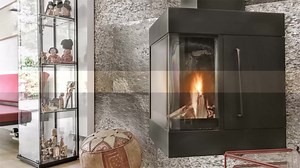 Slate-Lite Black 315° 24 in. x 48 in. Black Gray Slate Thin and Flexible Stone Sheet Wall Tile (8 sq. ft. / Case) 1005034