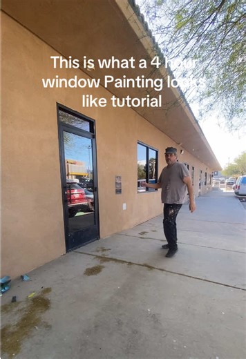 This is what a 4 hour window Painting looks like tutorial #howtopaint #windowpainting #paintingtutorial #bees @bizzybeepreschool