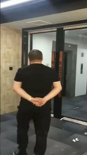 In ground two way automatic swing door opener. 180 degree electric swinging door mechanism.