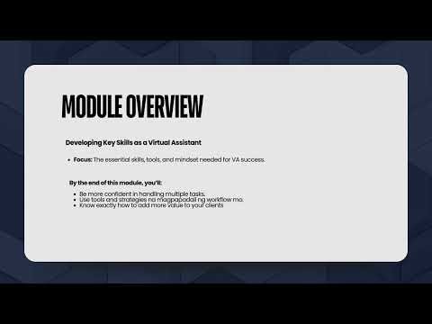 M3: Developing Key Skills