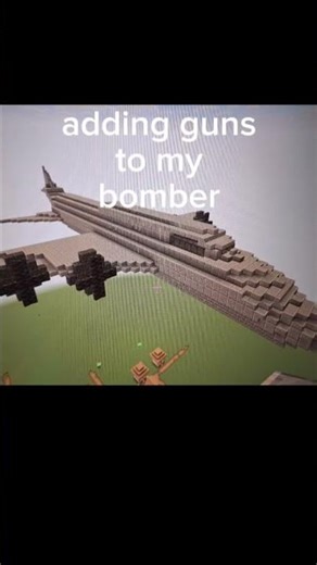 adding AA on bomber #planes #bombers #minecraft #warthunder #tanks