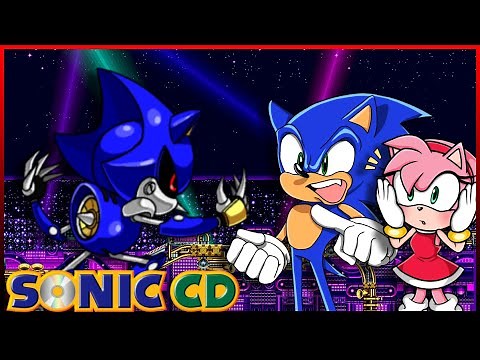 SONIC AND AMY PLAY SONIC CD PART 2 SAVING AMY FROM METAL SONIC