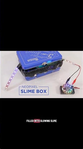 Make #Slime interactive, teach students electronics and programming #diy #electronics #adafruit