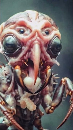 falcon ants 3 beak alien ai art