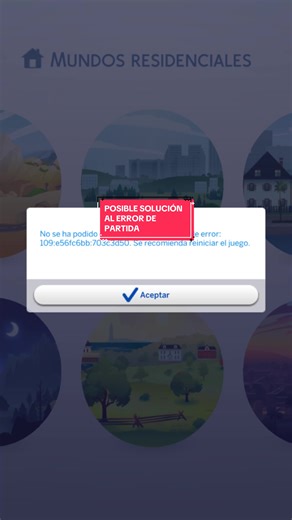Posible solución al error de partida en Los Sims 4
