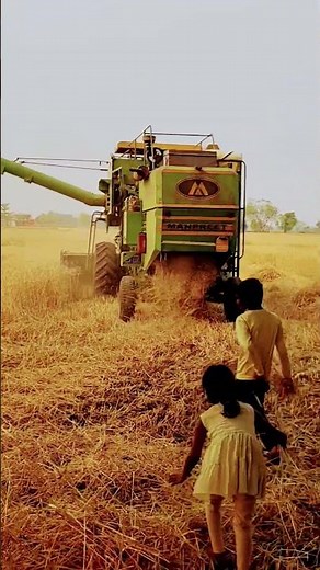 Combine machine #combine harvester
