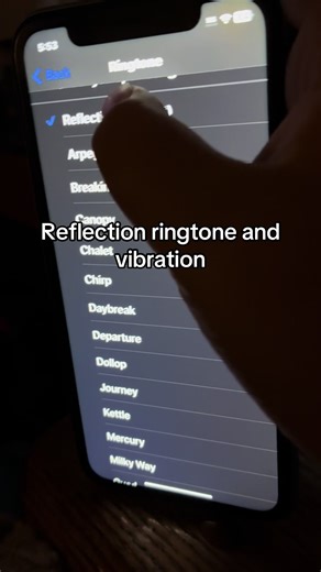 Reflection ringtone #fyp #iphone #ios18