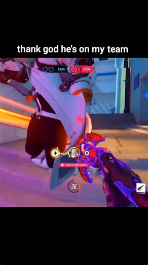 thank god that reinhardt is on my team #overwatch2 #overwatch
