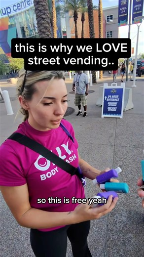 this is why we LOVE street vending.. #streetvendor #healthy #sales