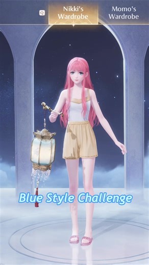 Blue Style Challenge🩵🩵 #infinitynikki #infinitynikkigame #infinitynikkiedit #nikkiterrascall #cozygame