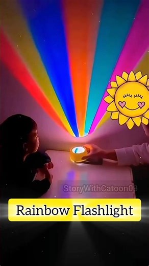 Rainbow Flashlight | | #experiment #youtubeshorts #shortsfeed #diy #trending #craft #shorts