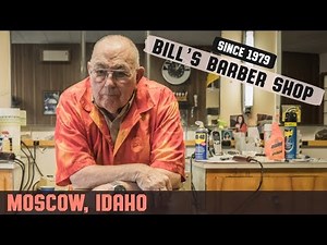 💈 1960's Era Bill's Barbershop in Moscow, Idaho | HairCut Harry Barber Shop Experience