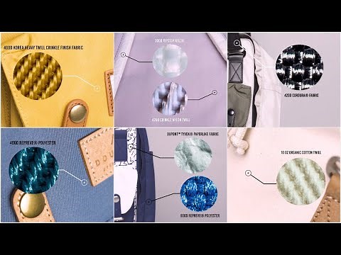 6 types of bag materials feat. Doughnut Macaroon Classic Backpacks
