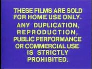 1979 Columbia Pictures Home Entertainment These Films Are Sold-FBI Warning Screens (HQ)