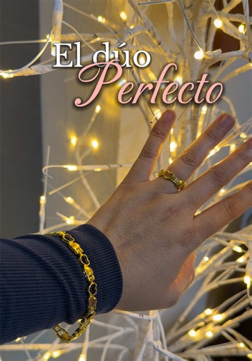 Enamorada de este set #joyeria #pulsera #anillo #findeañocontiktokshop