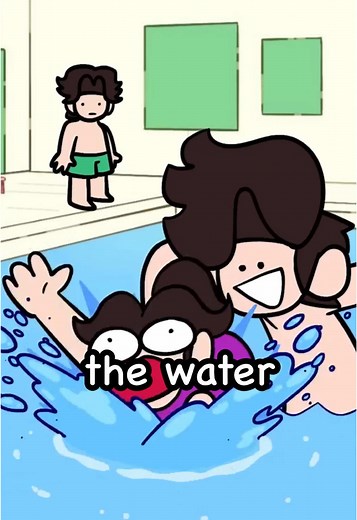 Sibling Rivalry Gone Wrong! Racing in the Pool Storytime