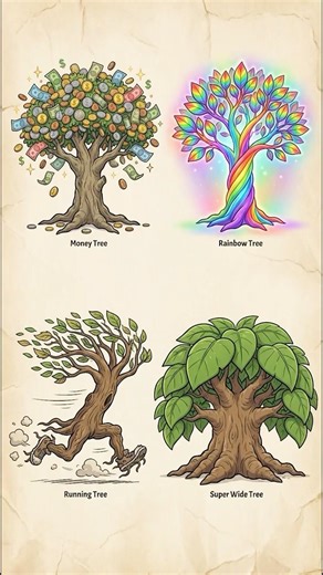 Types of trees 🌲🤯