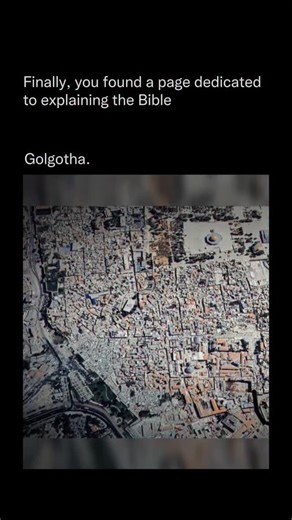 Explaining The Bible on Instagram: "Golgotha, known as “the place of a skull,” was the site outside the walls of Jerusalem where Jesus was crucified around AD 30. The name derives from Aramaic, meaning skull, possibly due to the hill’s shape or its use as an execution ground. Scripture describes it in the Gospels: Matthew 27:33: “And when they came to a place called Gol’gotha (which means the place of a skull)”; Mark 15:22: “And they brought him to the place called Gol’gotha (which means the pla