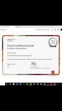 Así fue conseguí mi OCA Java el mejor lenguaje de programación :v #java #programming