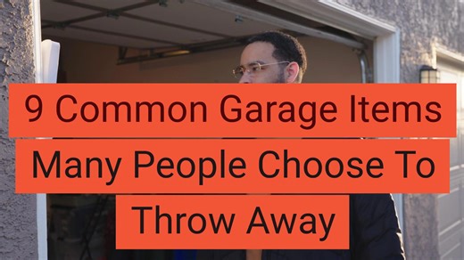 9 common garage items many people choose to throw away