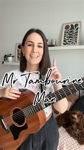 The Stellar Guitarist | Online Guitar Teacher on Instagram: ""Hey, Mr. Tambourine Man, play a song for me... 🎶" Did you know that Mr. Tambourine Man was originally written and recorded by Bob Dylan, but it was The Byrds who turned it into a massive hit in 1965? ⭐️ Want to learn how to play it? Head over to my YouTube channel for the full lesson, where I break it all down step by step! 🔥🎸 #MrTambourineMan #TheByrds #learnguitar #guitarplayer #thestellaracademy #thestellarguitarist #learnguitar