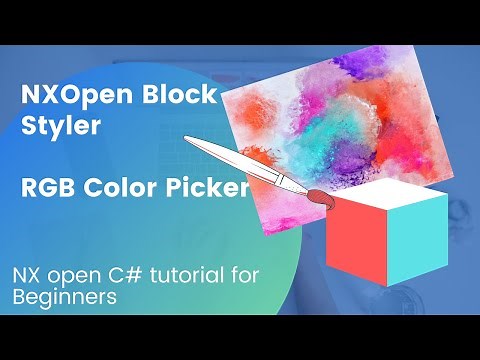 RGB Color Picker - NX Open Block Styler (C#)