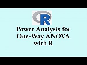 Statistics using R programming | Power Analysis for One-Way ANOVA with R