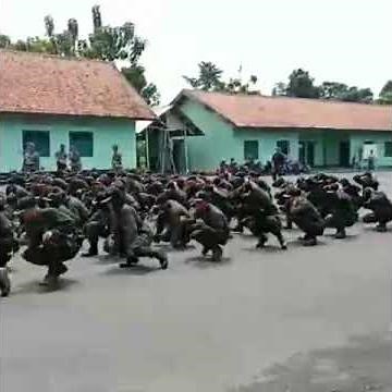 Waktu pelatihan di Pusdikpom Cimahi Jawa barat