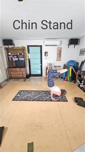 Yoga at 70 | Arm Balance, Chin Stand & Deep Stretch #chinstand #yogaover70
