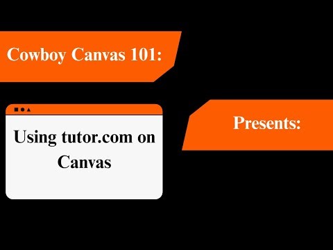 Using Tutor.com in Canvas