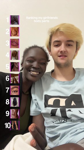 Ranking my girlfriends body parts #ranking #filter #bodyparts #fypシ #viral #treanding #mixedcouple #video