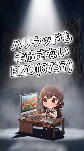 プロがこぞって指名する、鉄壁企業EIZO(6737)🖥️ #shorts【AI】