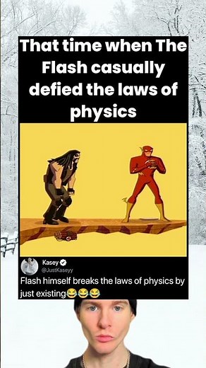That time when The Flash casually defied the laws of physics
