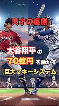 【天才の裏側】大谷翔平の“70億円”を動かす“巨大マネーシステム”とは#大谷翔平 #年俸 #mlb #npb #ビジネス #お金 #雑学 #禁断のマネー雑学