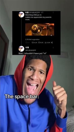 Space bar saved his life