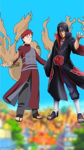 Itachi vs gaara | who is strong? #naruto #gaara #itachi #narutoshippuden #youtubeshorts #shorts