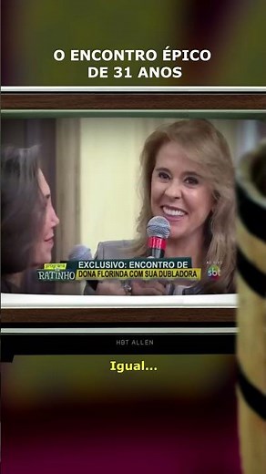 WHEN DONA FLORINDA met HER OFFICIAL VOICE ACTOR 31 years later #Dubbing #Chaves #Viral