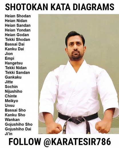 3.3K views · 46 reactions | Shotokan kata list. | KARATE SIR | Facebook