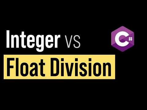 Integer vs Float Division Explicado CSharp