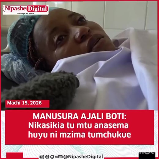 manusura wa ajali ya boti