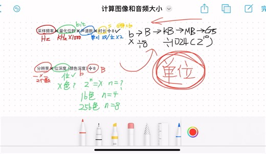 【信息锦囊】图像与音频文件大小的计算