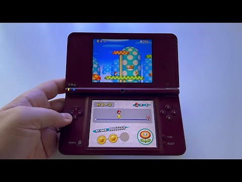 New Super Mario Bros | Nintendo DSi XL handheld gameplay