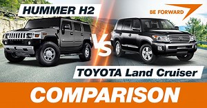 Hummer H2 vs Toyota Land Cruiser Comparison