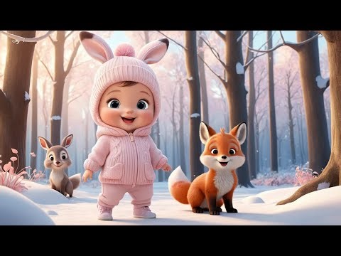 Happy Winter Animals | Fun Snowy Animals Song for Toddlers & Preschoolers