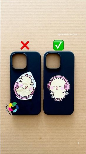 Sticker Deco ✂️ Beats Bibi 🐣🎧Messy vs. Perfect #chanafavors #PerfectCut #diy #asmr