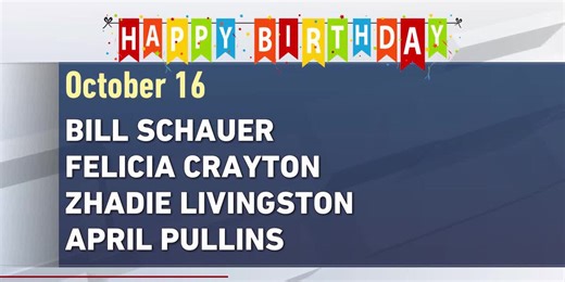 October 16 birthdays