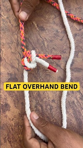 Flat Overhand Bend (Euro Death Knot) | Safe & Simple Rope Join